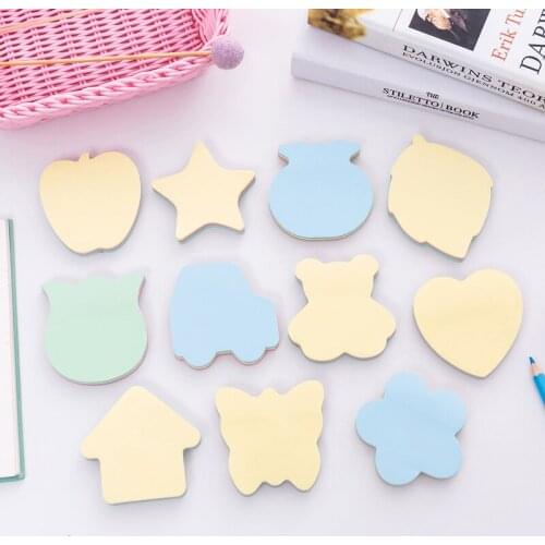 Candy colors Creative Sticky Notes Memo Pad Paper Sticker Gift Cartoon Cute Wall stickers Fridge sticker N times
