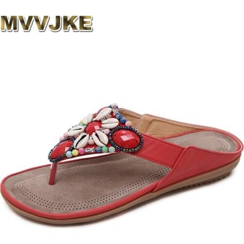MVVJKE Summer women casual Comfortable Breathable Flatsandals woman Soft bottom flip flop sandals fashion woman shoes