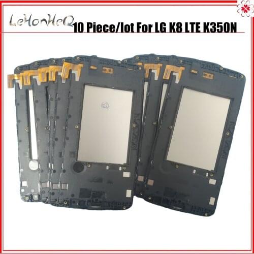 10 piece/lot LCD For LG K8 LTE K350 K350N K350E K350DS LCD Display + Touch Screen Digitizer sensor glass frame Assembly