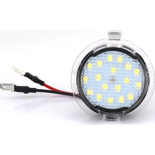 10Sets Car LED Rear Mirror Puddle Side Welcome Light For Ford S-max Edge Fusion Flex Explorer Mondeo Taurus F-150 Expedition