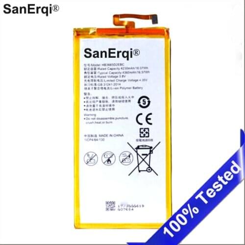4850Mah HB3873E2EBW HB3873E2EBC battery for Huawei Honor X1 7D-503L 7D-501U batteries Battery