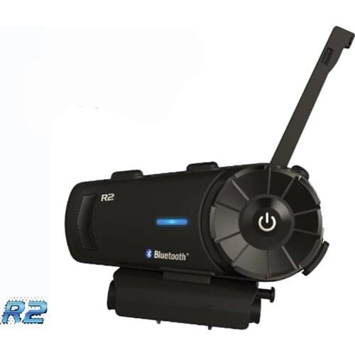 Airide R2 1000m 4 Riders Motorcycle Bluetooth Helmet Group Intercom Headset FM Radio MP3 Voice Command Handsfree BT Interphone