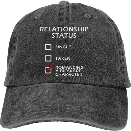Summer Cap Sun Visor Gamer Romance Hip Hop Caps Mass Effect Commander Shepard Game Cowboy Hat Peaked Hats