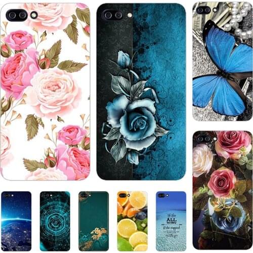 Fashion Flower Case For ASUS ZenFone 4 Max ZC554KL 5.5" Cover Soft Silicone Cat Printing Capa Back Coque