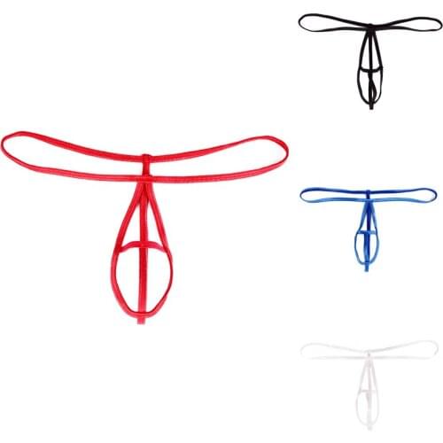 Mens Strap Exotic Briefs Men Panty Sexy Lingerie Thongs G strings Hollow Out Jockstrap Erotic Lingerie Underwear Male Panties