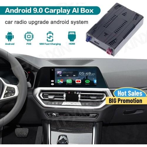 Car Radio Upgrade Android 9.0 For Apple Carplay Autoradio Carplay Ai Box Multimedia Player Wireless Mirror Link TV Box Universal