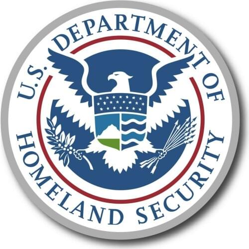 DEPARTMENT OF HOMELAND SECURITY DECAL STICKER USA VEHICLE CAR WINDOW WALL PARODY Accessories KK Vinyl Decals Waterproof PVC
