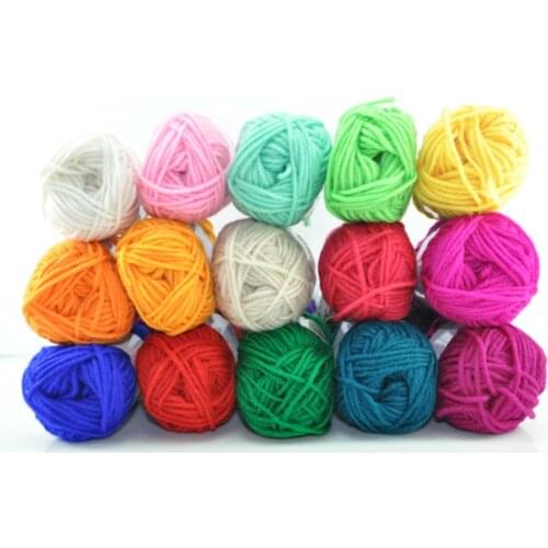 Yarn For Hand Knitted Acrylic For Needlework Threads For Sewing Crochet DIY Hand Made Doll Cloth Sweaters Yarn Balls