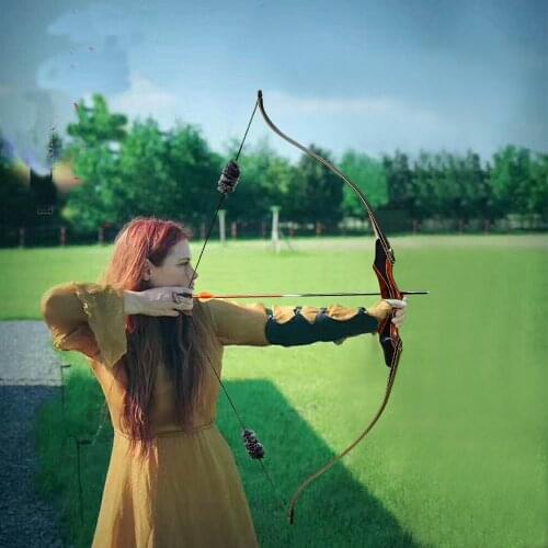 Archery Recurve Bow 30-50 Pounds, American Hunting Recurve Bow, Practical Hunting Bow Made Of Fiberglass And Laminated Wood