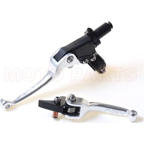 SILVE Alloy ASV Series 2ND Clutch & Brake Folding Lever Modify Parts Motorcycle motocross Dirt bike PitBike WR TTR YZ YZF WRF