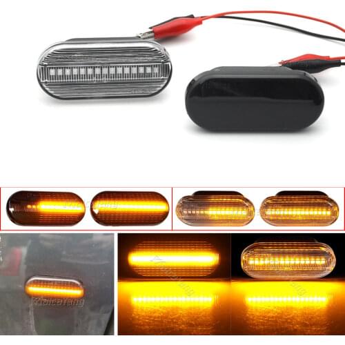 Led Dynamic Side Marker Turn Signal Light Sequential Blinker Light For VW Golf 3 4 MK3 MK4 Passat 3BG Polo 6N 9N Bora Vento