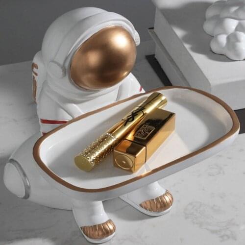 Home Decor Resin Sculpture Home Decoration Accessories Statue Creative Gift Tabletop Ornaments Astronaut Living Room Humidifier