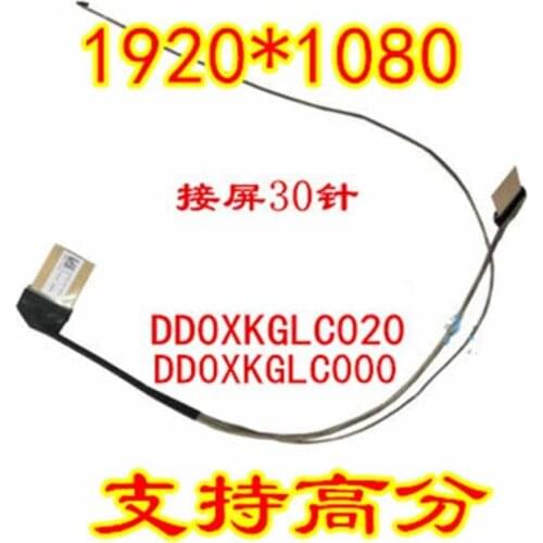 Laptop Lcd Led Lvds 30PIN Cable For ASUS S510 X510 A510U DD0XKGLC000 DD0XKGLC010 DD0XKGLC020