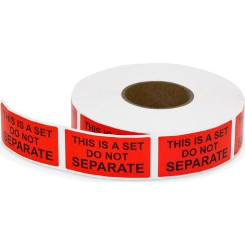 1 Roll/1000Pcs 1x2inch This Is A Set Do Not Separate Sticker Dry Shipping Express Label