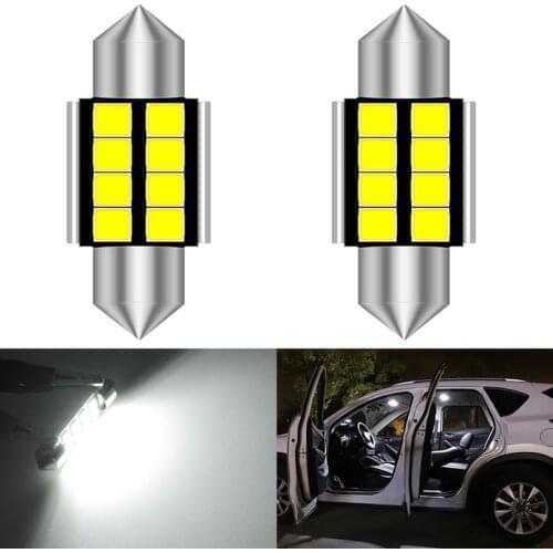 2pcs C5W C10W led CanBus bulb 31mm 36mm 39mm 42mm 2835 SMD LED Festoon Car Interior Lights Reading Dome License Plate Lamps