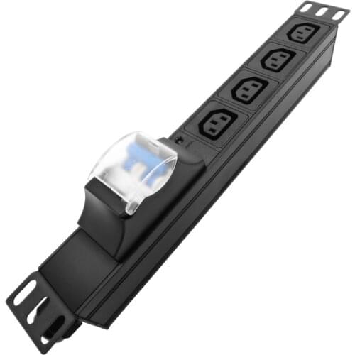 4 way IEC 320 C13 Outlets PDU Network Cabinet Rack SOCKET Power Strip with Air Switch 2M Extension cord AU US UK EU C14 PLUG