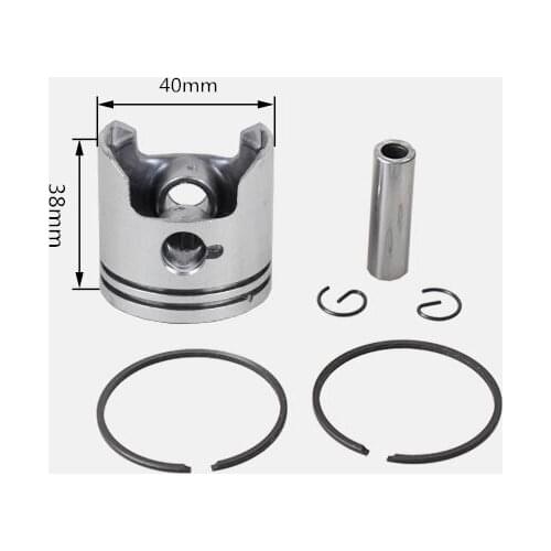 40mm 47cc 49cc 2 Stroke Engine Piston kit for mini bike brush cutter trimmer with 1E40F-6 engine
