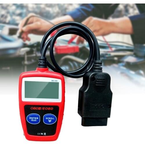 Auto Diagnostic Tool Vehicle Check Engine Light Analyzer Most Vehicles OBD2 Code Reader MS309 Scanner OBDII EOBD CAN Car Engine