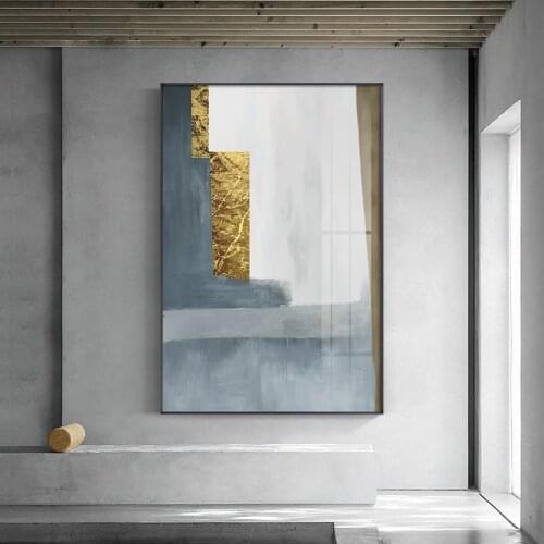 Nordic White and Grey Canvas Painting Decor Modern Wall Art Pictures Print and Posters for Living Room Lobby Bedroom Home Decor