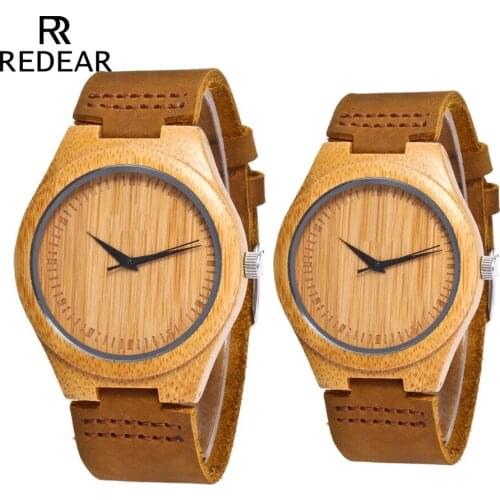 Free shipping Fashion Wooden Lovers' Watch With No Logo For Men Or Women Leather Watches Best Gift for Valentines Day