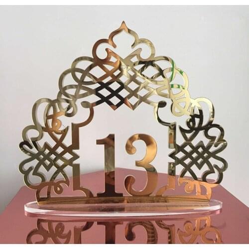 2021 Modern Acrylic Table Number Centerpiece For Restaurant Wedding Party Decoration