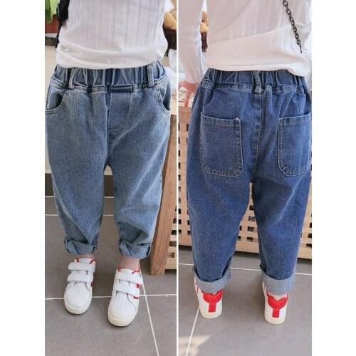 Childrens Casual Jeans 2020 Spring Autumn New baby boys casual Jeans Kids Denim Pants for Girls Toddler Trousers Baby Jeans