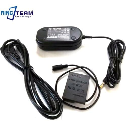 CP-W126 Dummy Battery +AC-9V AC Adapter for Fujifilm Camera X-A1 X-A2 X-E1 X-E2 X-E3 X-E4 X-Pro1 X-T1 X-T10 XT20 T30 X-H1