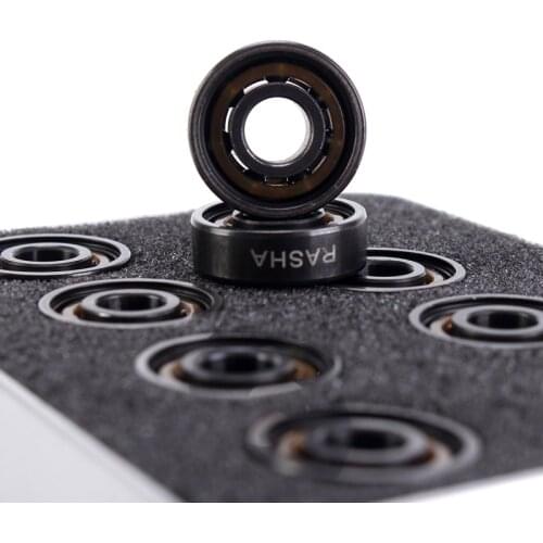 16pcs 608 Ceramic Speed Bearing Roller Skate Bearings Scooter Skateboard Wheel Bearings Racing Inline Skating Ceramic Bearing