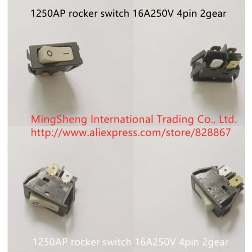 Original new 100% 1250AP 16A250V 4pin 2 gear rocker switch