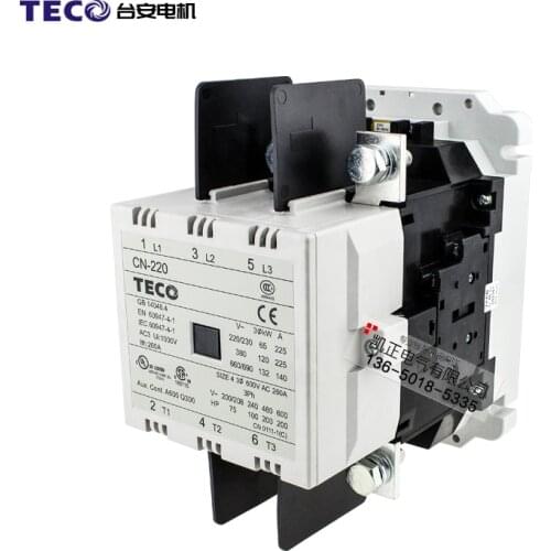 Original authentic TECO AC contactor CN-220 AC220A AC110V AC380V