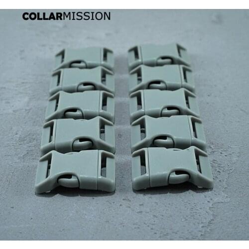 Plastic adjustable buckle for backpack strap bag belt pet collar Webbing DIY accessories 25mm gray CK25SJ09