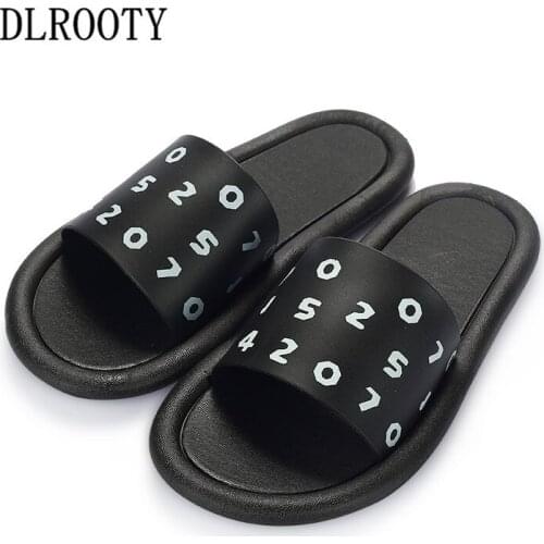 Women Slippers Sandals Flip Flops Bathroom New Summer Fashion Flats Breathable Non-slip Shoes Home Slides Casual Female