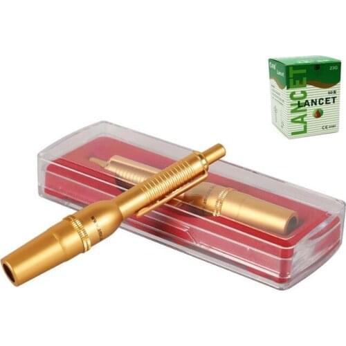 1 pcs pen 23g/26g/28g/30g needles to choose Stainless Steel Pen for Twist Off blood Lancet, Cupping Therapy and Blood test free