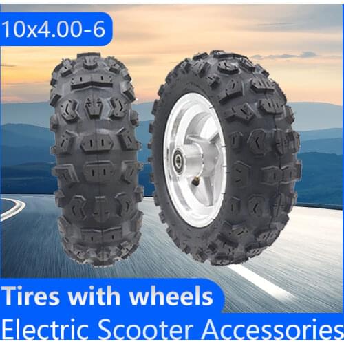 10 Inch 10*4.00-6 Butyl Rubber Tyre 10x4.00-6 Tires with wheels for Mini Motorcycle Electric Scooter