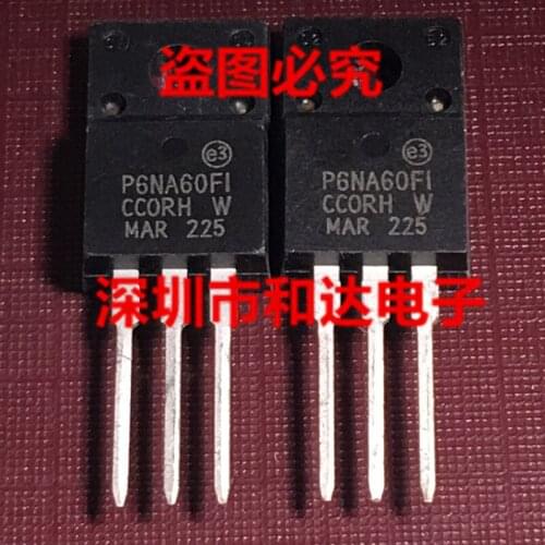 10pcs/lot STP6NA60FI P6NA60FI TO-220F 6A 600V