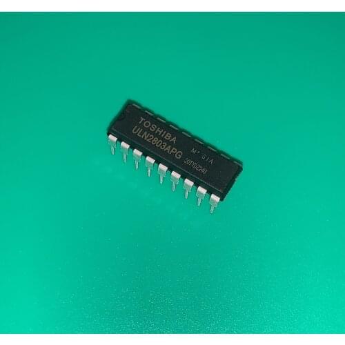 10pcs/lot ULN2803APG DIP18 TRANS 8NPN DARL 50V 0.5A 18DIP ULN2803-APG ULN2803PG