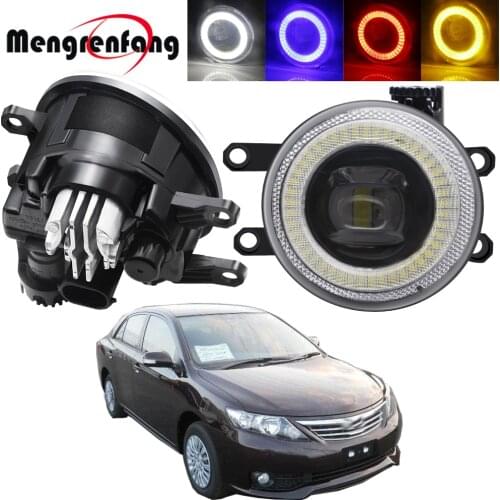 2in1 Car Fog Light Assembly LED Angel Eye Daytime Running Lamp DRL 30W 8000LM 12V For Toyota Allion 2/ii 2007 2008 2009 2010