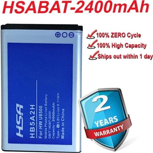 HB5A2H 2400mAh Battery for Huawei u8110 c8100 c5730 u8500 c5070 C8000 U7510 U8500 t550 t552 U7519 M228 M750 E5220/S/W