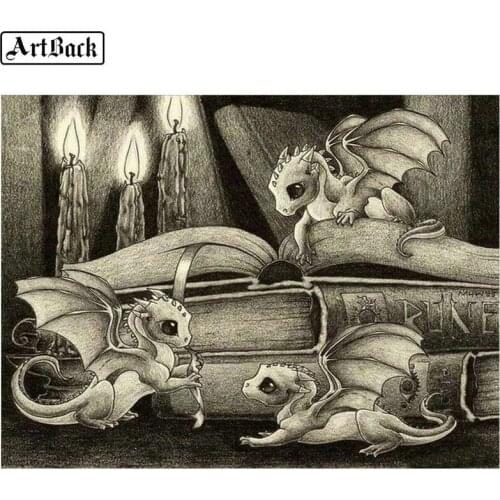 5D diamond painting three dragons full square / round drill animal diamond embroidery diy 3d mosaic artwork home decoration