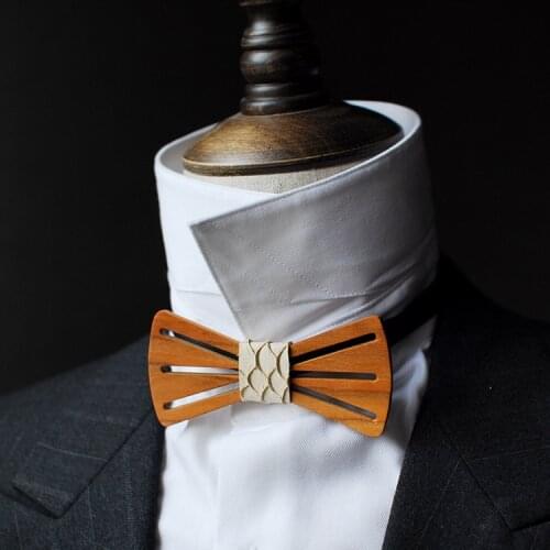 Free Shipping New Male mens fashion casual Handmade log design series Headwear Western bow tie married groom birthday gift man