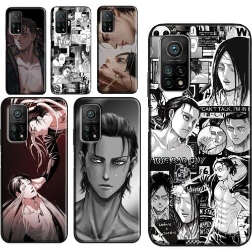 Attack on Titan Eren Jaeger Manga Phone Case For POCO X3 Pro M3 F2 F3 Cover For Xiaomi Mi 11 Ultra 9T 10T Pro Note 10 Lite