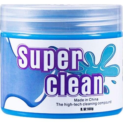 Car Cleaning Gel Mud for Car Detailing 160g Magic Dust Clean Supplies Universal Reusable Interior Slime Tablet Keyboard