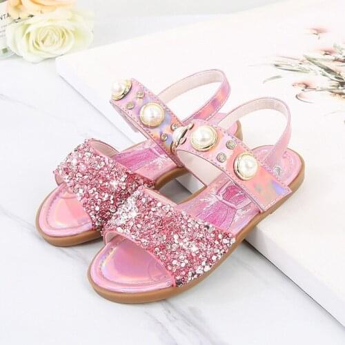 Disney Frozen Fashion Girls kids Sandals Girls Bow Princes Shoes For Girls Summer Children Princess Elsa Party Sandals