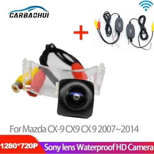 For Mazda CX-9 CX9 CX 9 2007~2014 Car wireless rear view reversing camer CCD/HD