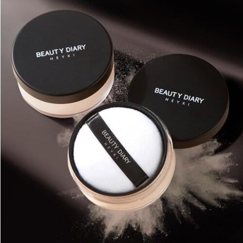 3 Colors Face Loose Powder Setting Breathable Cosmetic Makeup Tool Waterproof Loose Powder Skin Finish Powder