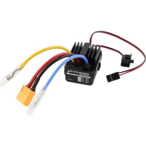 Brand New WP 1040 60A BQ6021 Brushed ESC Controller Waterproof For Hobbywing Quicrun RC Car Motor