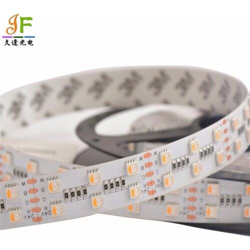 30M 4 in 1 RGBW Flexible LED Strip SMD 5050 RGB+Warm/Cool White 20mm White PCB 4 color in 1 LED Chip,120LED/m Non-waterproof 24V