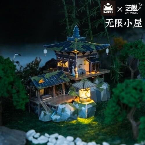 Art Model MU 3D metal Puzzle The Legend of Hei-Wuxians Room Model kits DIY 3D Laser Cut Assemble Jigsaw Toys GIFT For children