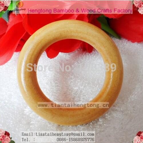 65mm lotus wood natual wood color curtain ring / wood circle/curtain ring holder with clear varnish brown paint free ship