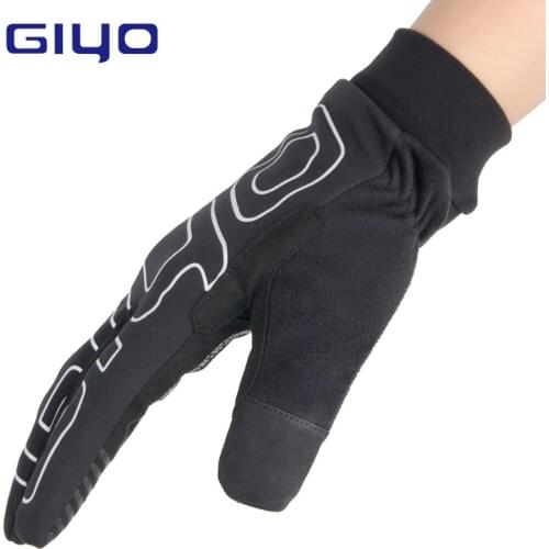 GIYO S-04 Sports Long Full Finger Nylon Cycling Glove Women Men Road Bicycle Gloves for MTB Bike Riding Racing